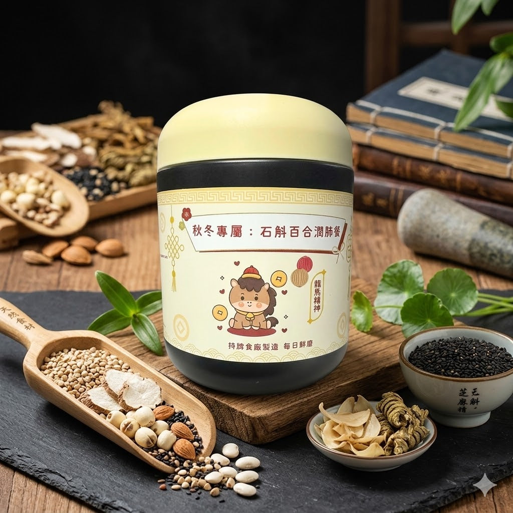 穀谷秋冬專屬-石斛百合潤肺粉