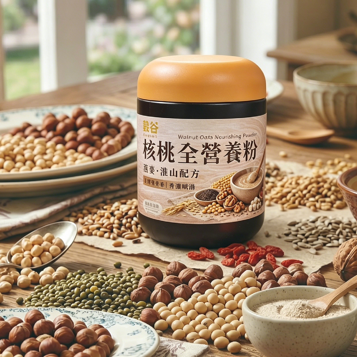 穀谷日常滋養系-核桃茯苓·八珍免疫全營養粉